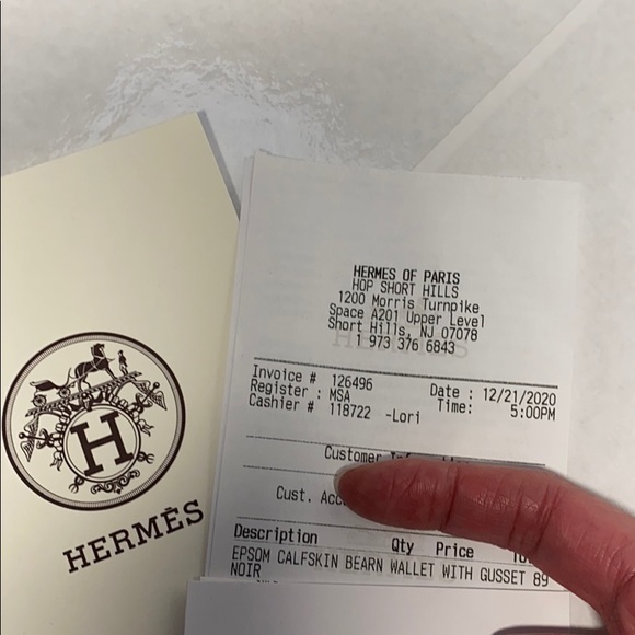 Hermès Bearn Wallet (New) - Picture 8 of 8